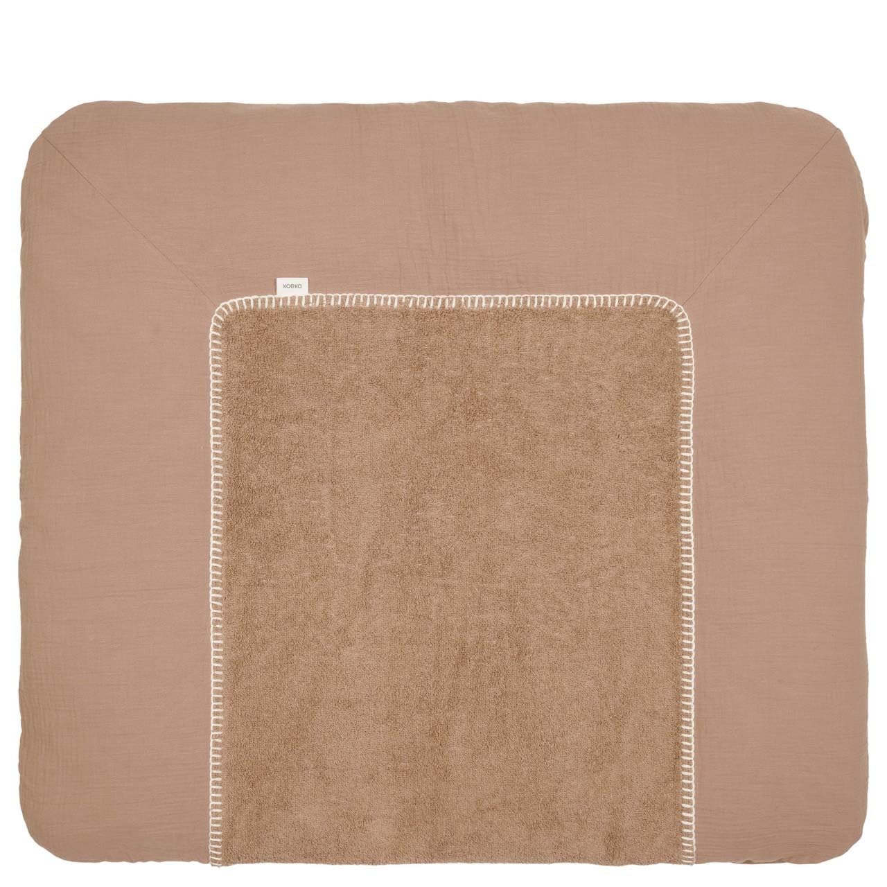 Koeka Wickelauflagenbezug - Spannbezug Für Wickelunterlage - Faro - Baumwolle - Braun - 75x85 Cm