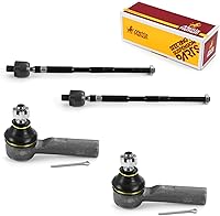 Vista 180 de Metrix Premium Chassis Parts - Kit de 4 piezas de extremos de barra de acoplamiento frontal exterior e interior compatible con Nissan Pathfinder