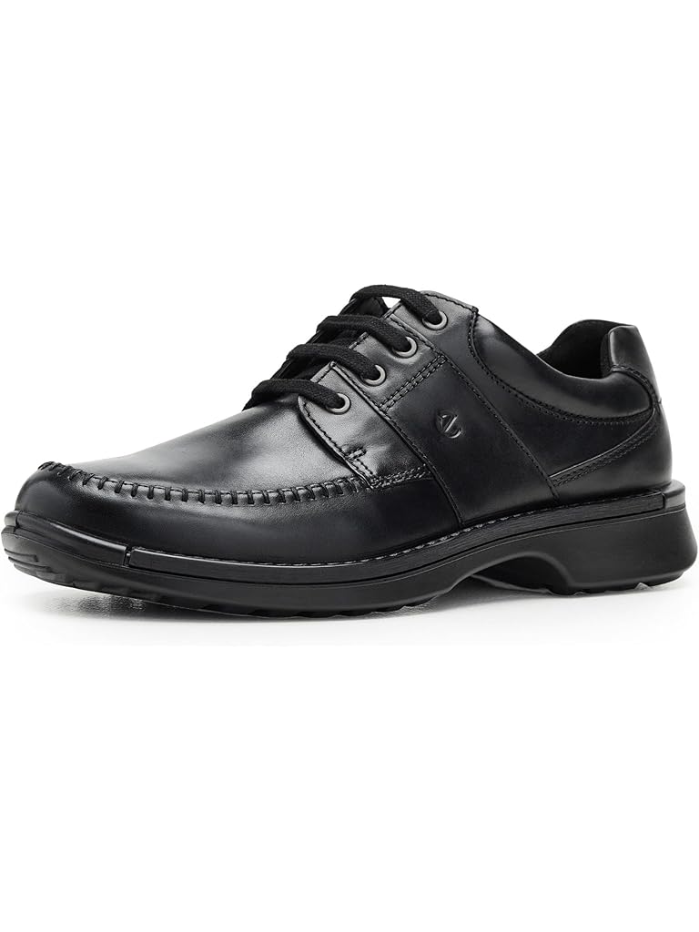 Black ECCO Fusion Walker Moc Toe Oxfords