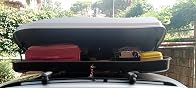 Modula Travel 460l Anthracite Roof Box With Double - Side Opening