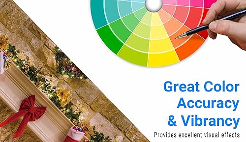 Miniatura 4 de Funnytree Telón de fondo de chimenea de Navidad de 10 x 8 pies, estilo vintage, medias de árbol de Navidad, fondo de fotografía, retrato de cabina