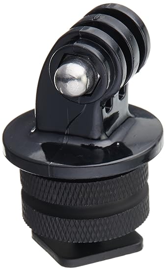Foray M-CG Tripod Screw to SLR Camera Flash Shoe Mount Adapter for GoPro Hero Camera (Black)