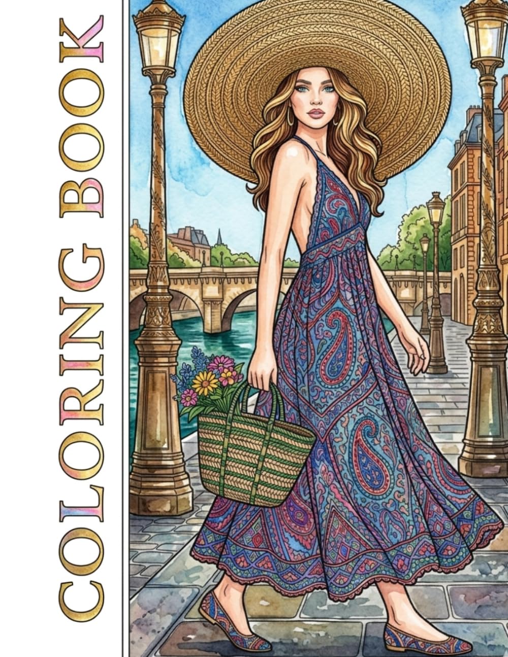 HIGHLY DETAILED FASHION COLORING BOOK: PALAIS ROYAL: The definitive Fashion Lookbook Coloring Experience