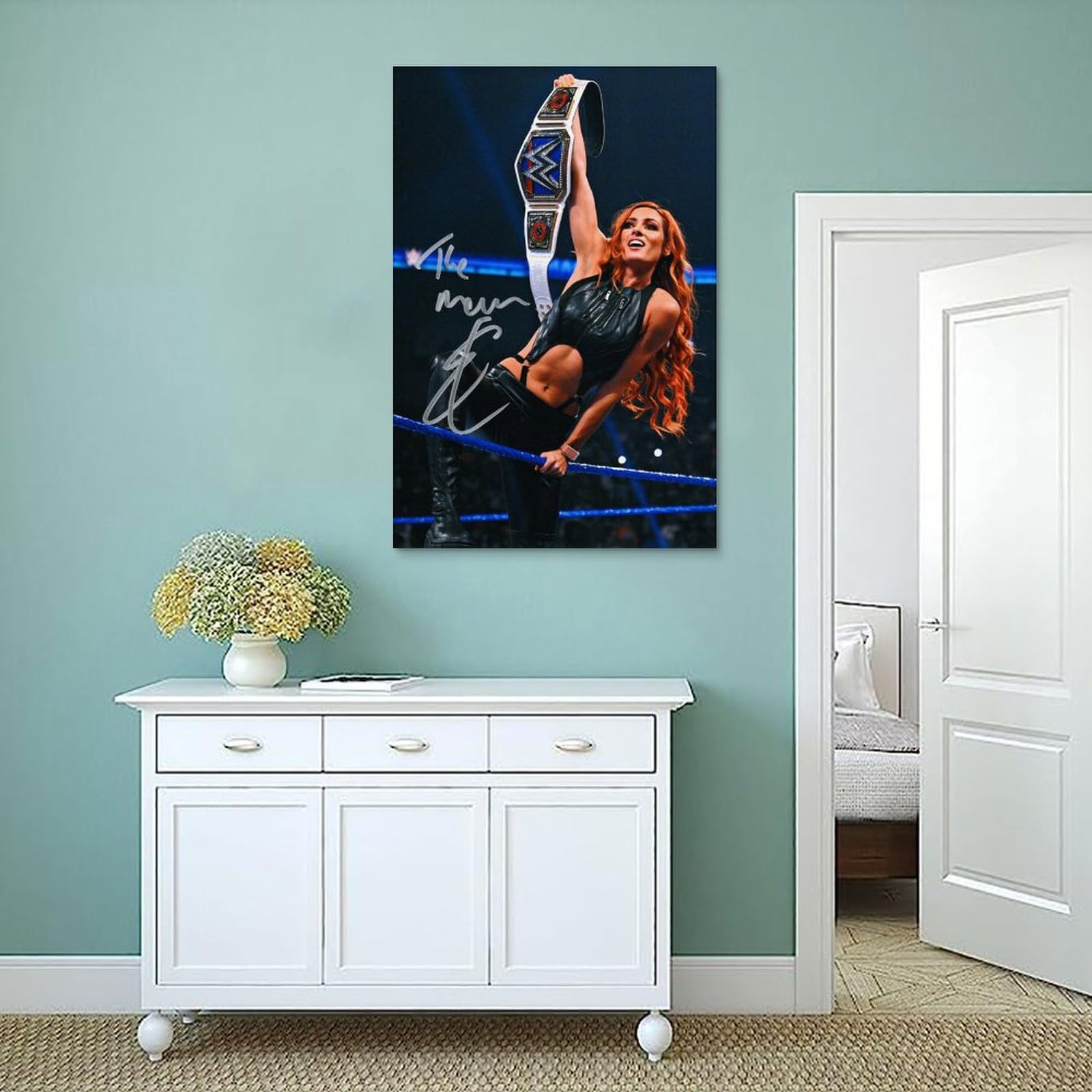Amazon.com: CCYJHBPF Becky Lynch Autographed by Legendary Wrestler