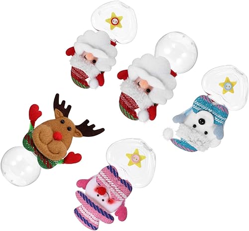 Miniatura 8 de ibasenice 15 piezas de decoraciones de galletas de Navidad, estilo fiesta, regalo de vacaciones, bocadillo de galletas de corazón, bolsa de dibujos