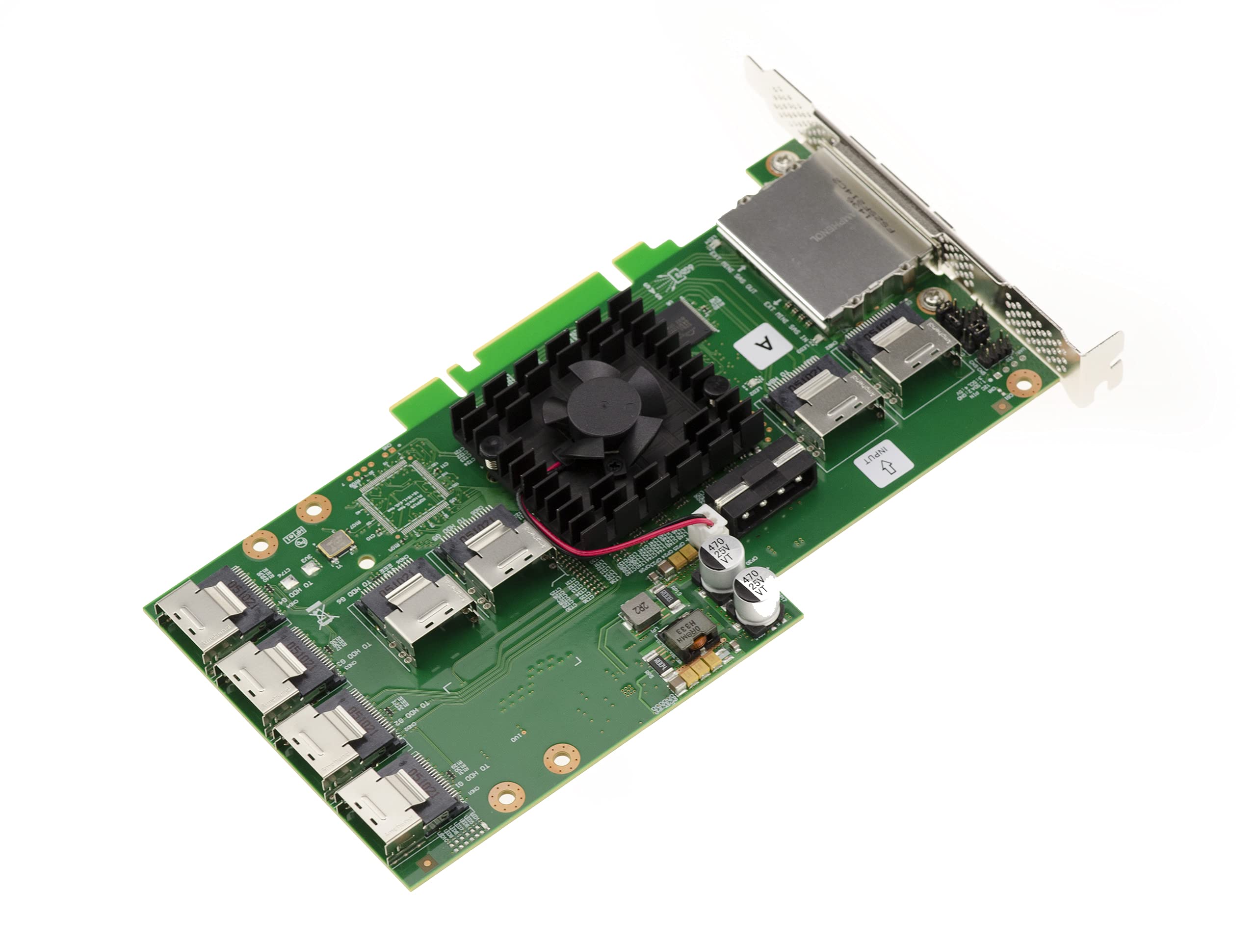 KALEA-INFORMATIQUE Scheda di espansione PCIe SAS + SATA - 6 GB - 24 porte Chipset SAS 2X36