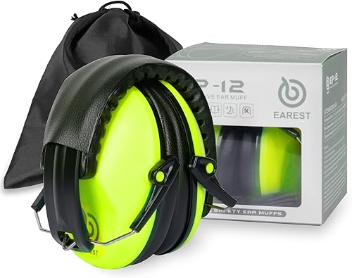 Orejeras de protección, orejeras de seguridad con reducción de ruido, orejeras de disparo, NRR de 20 dB, protectores de oídos para adultos y niños