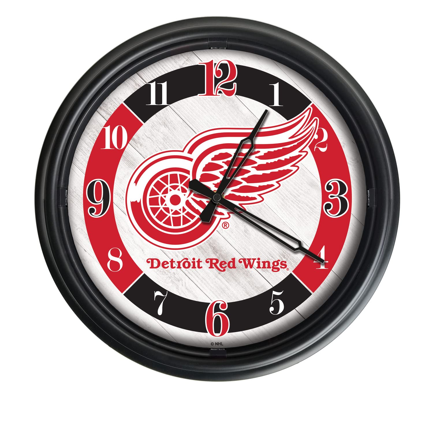 Holland Bar Stool Co.Detroit Red Wings Indoor/Outdoor LED Wall Clock