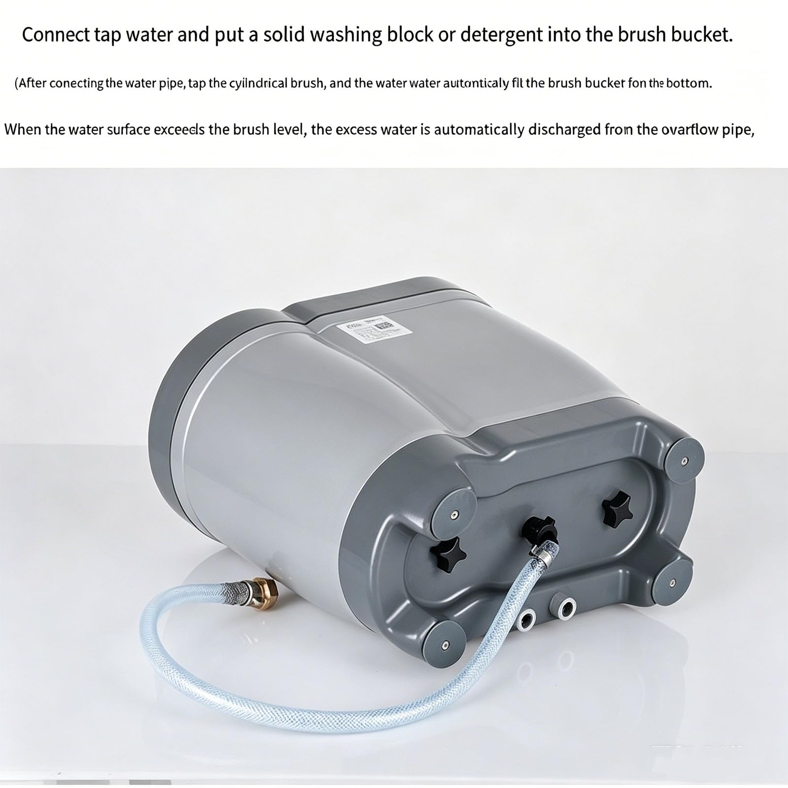 Lavavasos De Presión, Máquina Automática para Lavar Vasos con 2 Cepillos, Enjuague A Presión, Fregado Interior Y Exterior Simultáneo, No Requiere Electricidad, Ideal para Fiestas, Bares Y