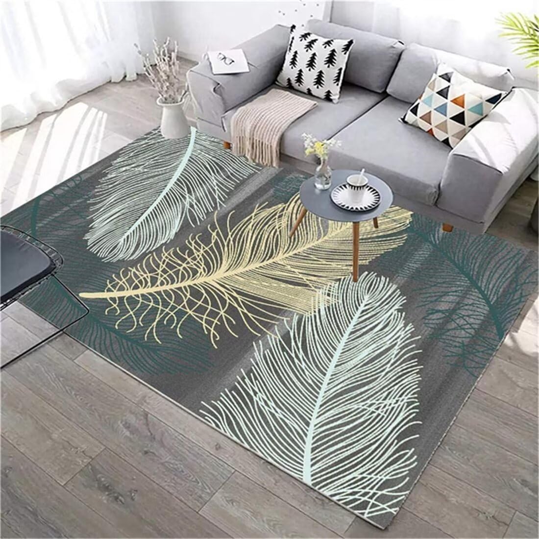 Tapis de couloir long résistant et doux pour rajeunir un couloir sombre ou un salon vide