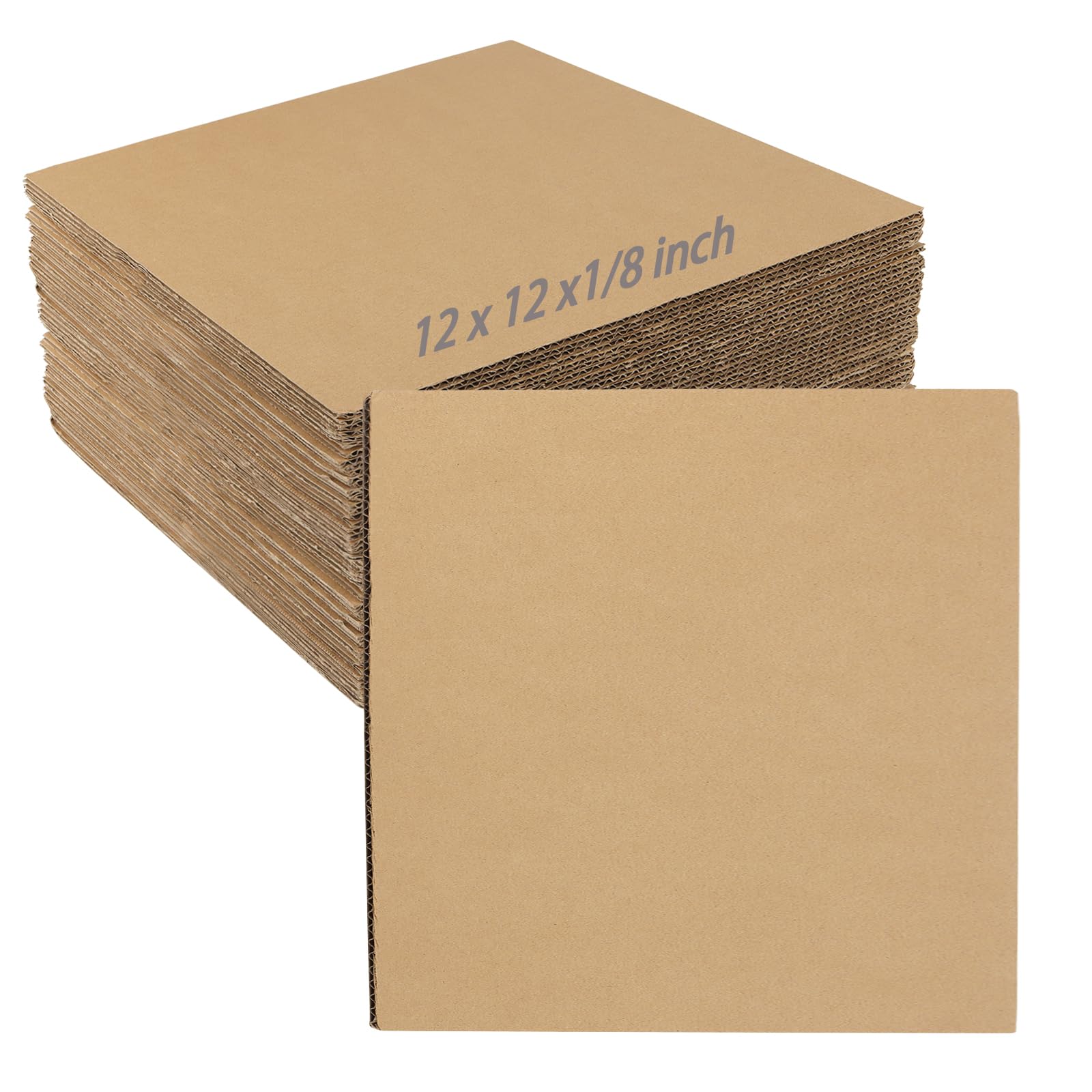 QUATATION 12冊 Amazon.com: ZEONHEI 60 Pack 12 x 12 x 1/8 Inch Corrugated