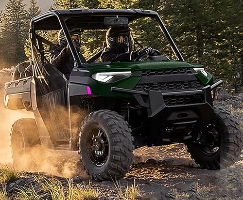 Vista 6 de Espejo retrovisor trasero para Ranger, SHEJISI Nuevo 2023 Espejos UTV, Compatible con 2017-2023 Polaris Ranger 500 570 900 XP 1000 XP/Crew/EPS