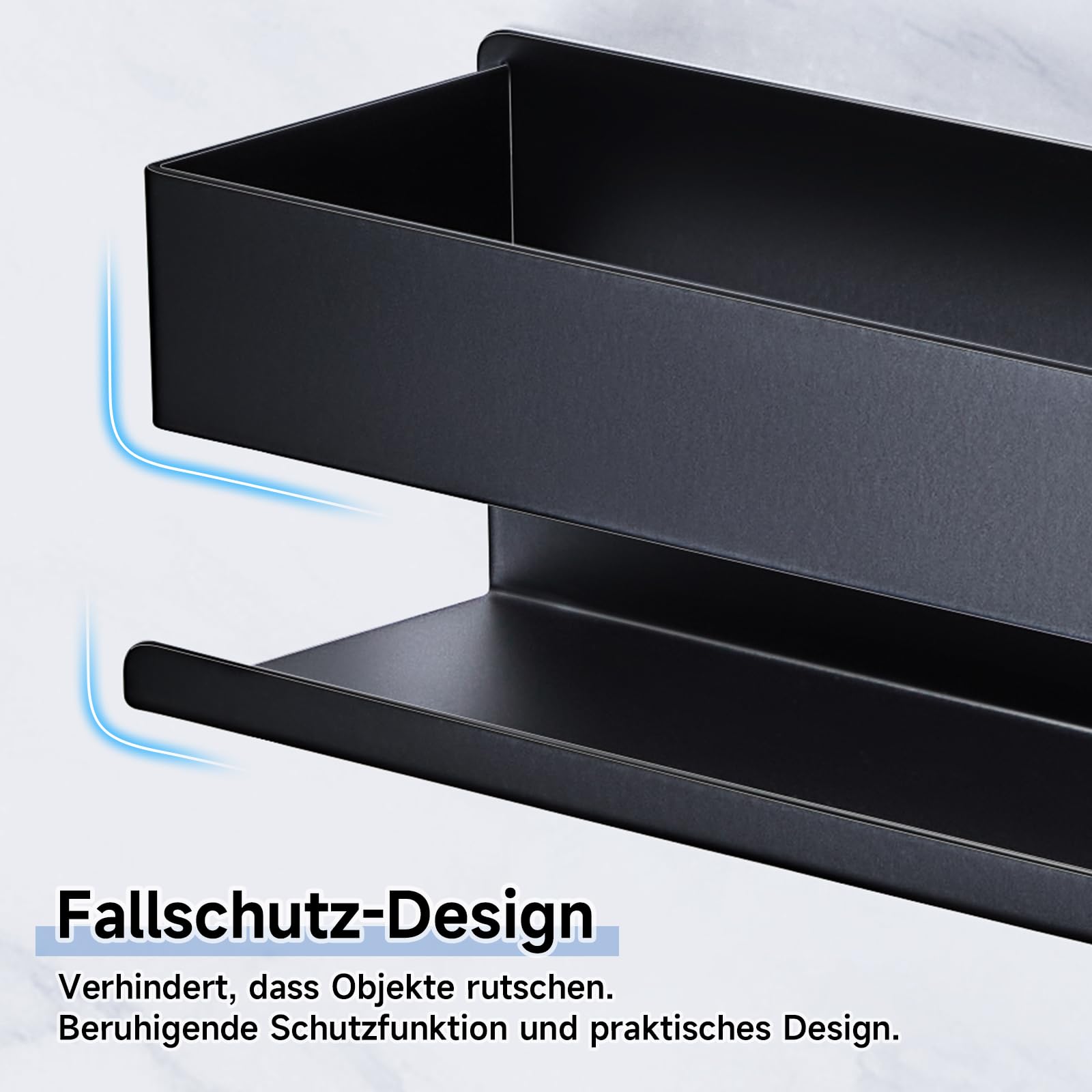 Soporte de Pared para Secador y Planchas, Soporte Pared Secador Pelo, Soporte Plancha Pelo, Organizador sin Taladrar para Planchas de Rizo, Cepillo de Aire y Accesorios de Maquillaje en baño (Plata)