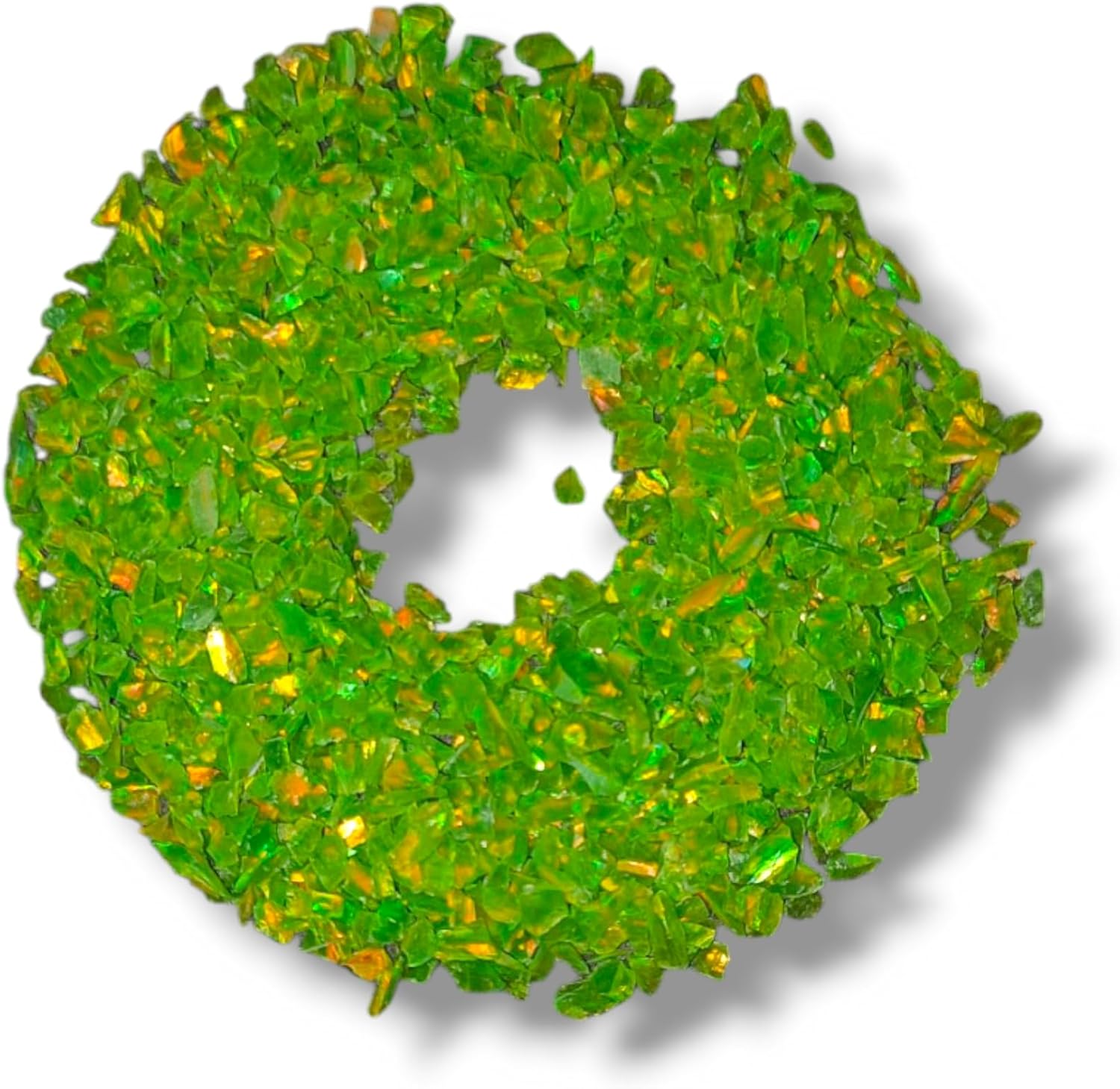 Crushed Green Opal Coarse Stone Powder All Size Premium Inlay Material Woodwork Inlay Welo Fire Opal Ring Inlay Sparkling Fire Green Healing Crystals Chips Decoration Craft DIY