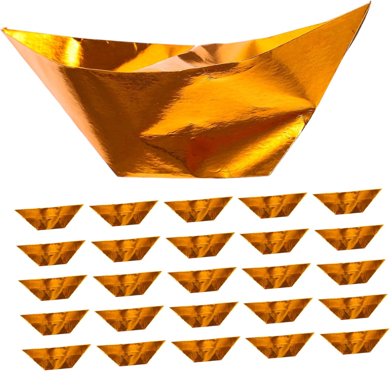 DIYEAH 300 Sheets Large Gold Foil Paper for Ancestor Worship DIY Traditional Tomb Sweeping Day Supply for Qingming Festival Ghost Festival and Funeral Offerings