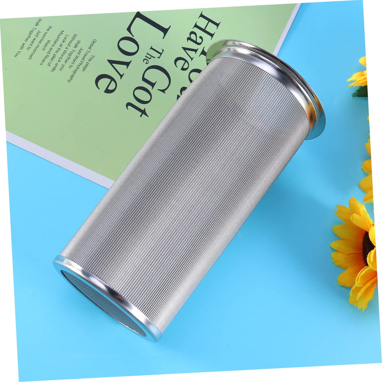 Amosfun 2 Piezas Colador de Café Inoxidable con Mango Filtro de Fina para Infusiones de y Café Diseño para Hogar y Cafeterías