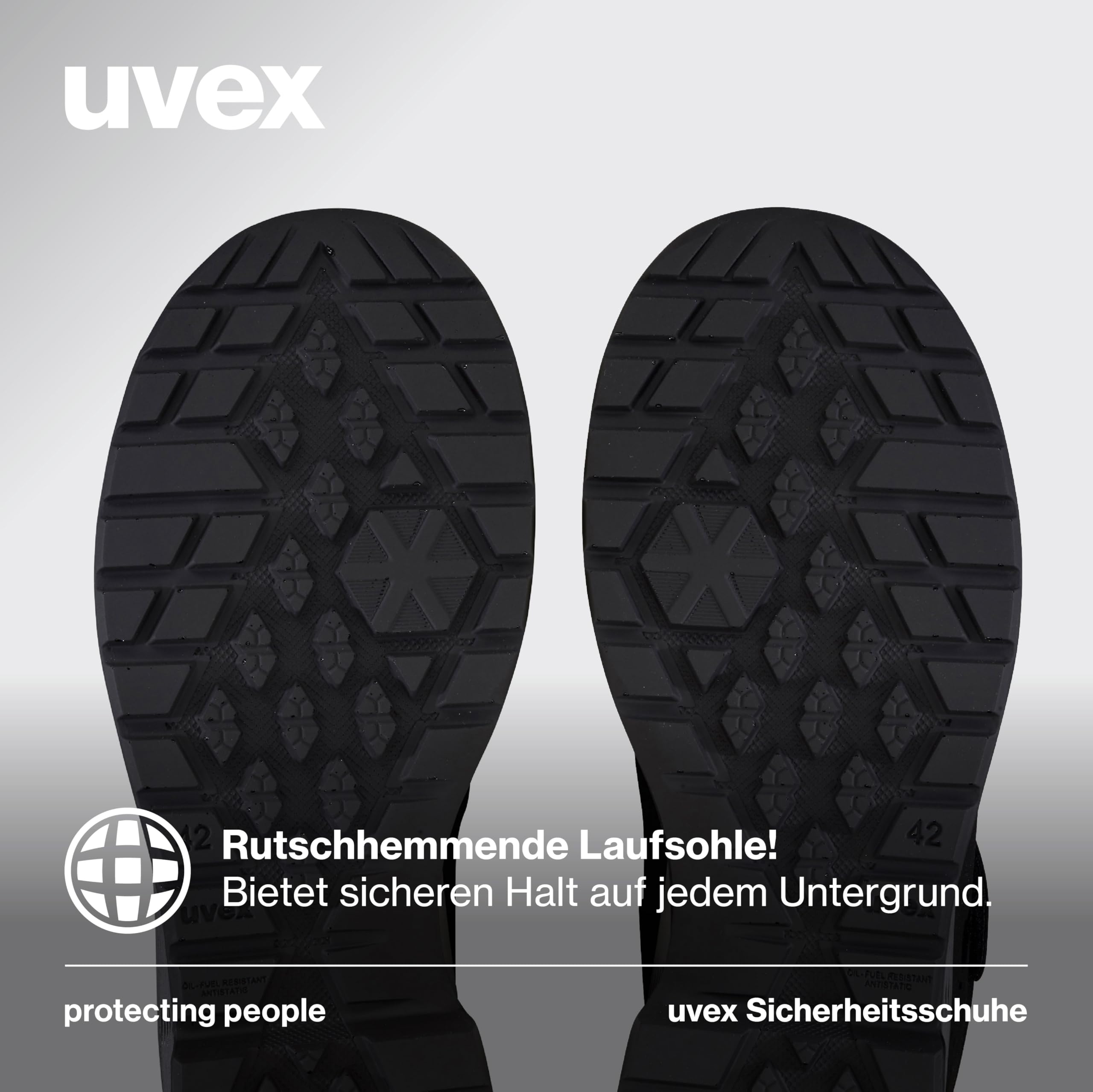 Uvex 2 Trend Boa - Zapatos de Trabajo S1P para Hombre y Mujer - con Puntera de Acero