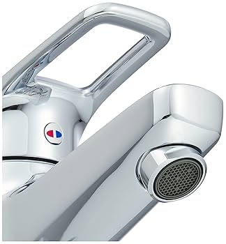 Amazon | TOTO 洗面用水栓 シングル混合水栓(台付き2穴) 寒冷地