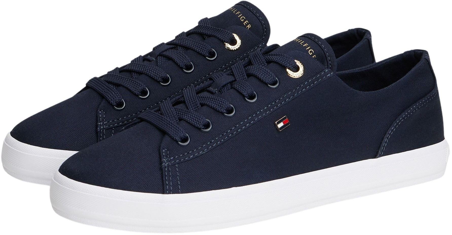 Tommy Hilfiger Damen Th Foxing Sneaker Canvas Fw0fw09170Low Top