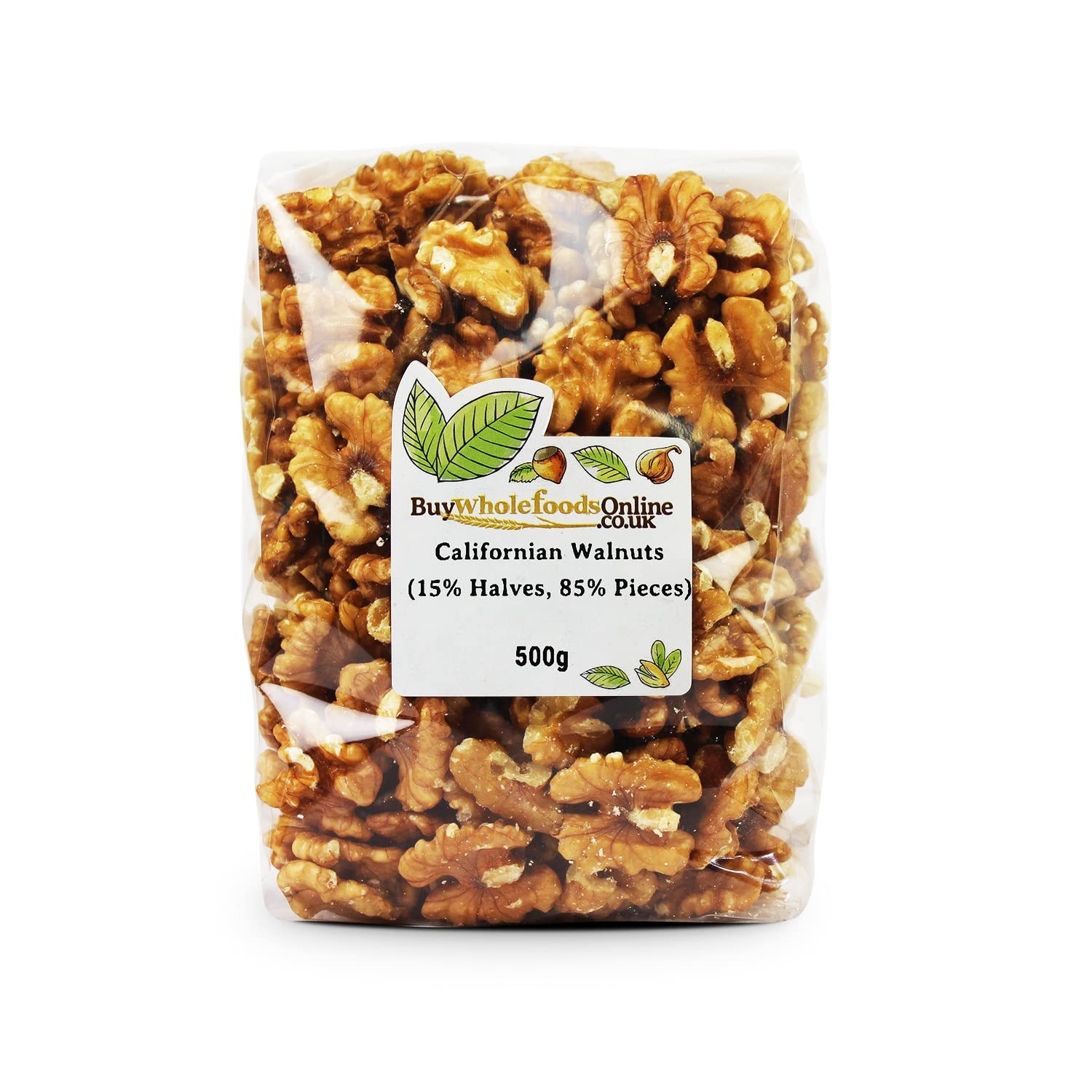 Walnuts Californian (15% Halves, 85% Pieces) 500g (BWFO)