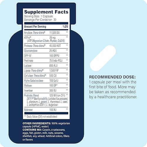 Miniatura 2 de Enzyme Science Digestión Completa - Enzimas digestivas para mujeres y hombres con probióticos - Soporte 3 en 1 para la Salud Intestinal para la