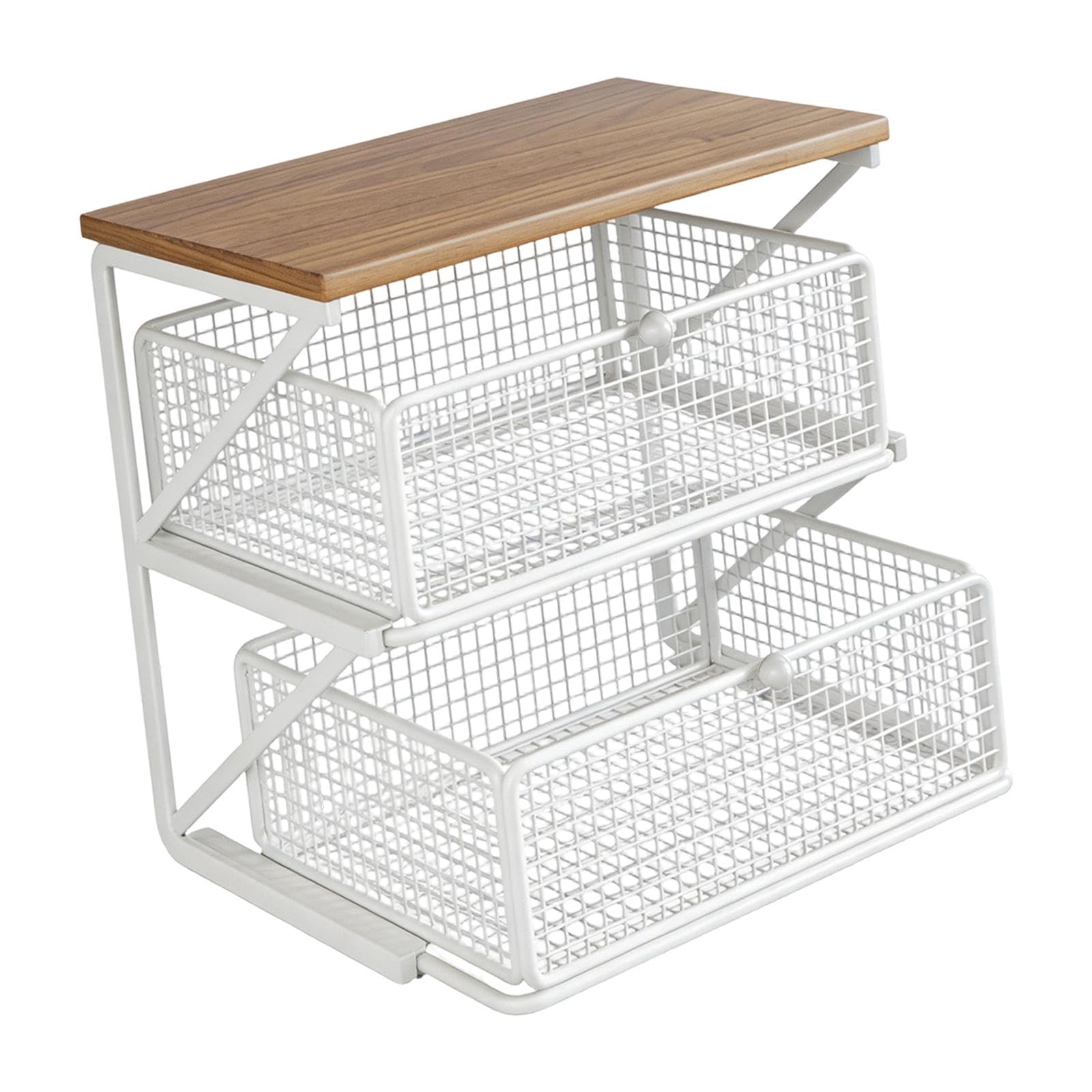 Coffee Bar Station Organizer Decor Accessories for Pantry Office Coffee Shop White S-image-19
