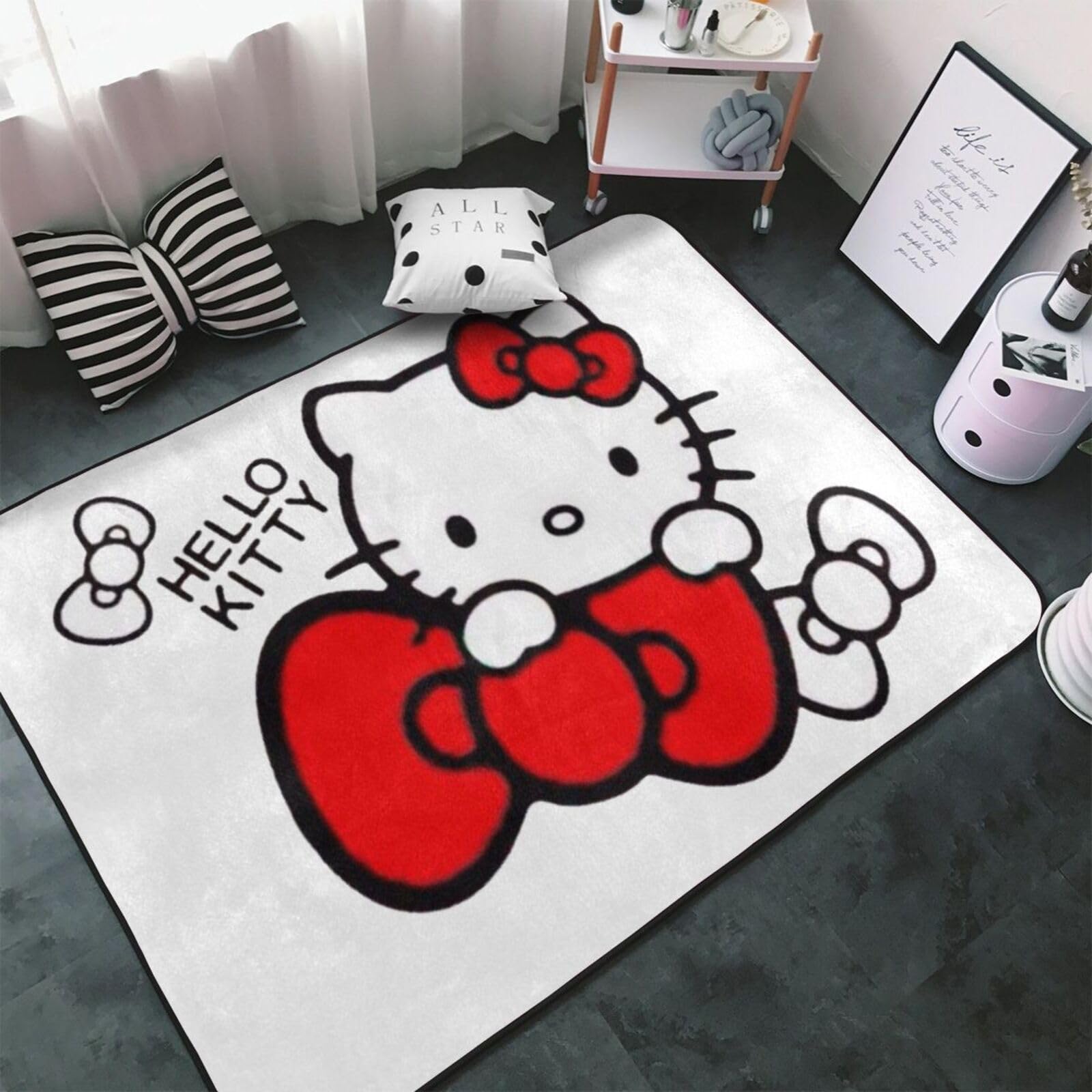 Amazon.co.jp: ハローキティ (6) アニメ カーペット 長方形 ラグマット