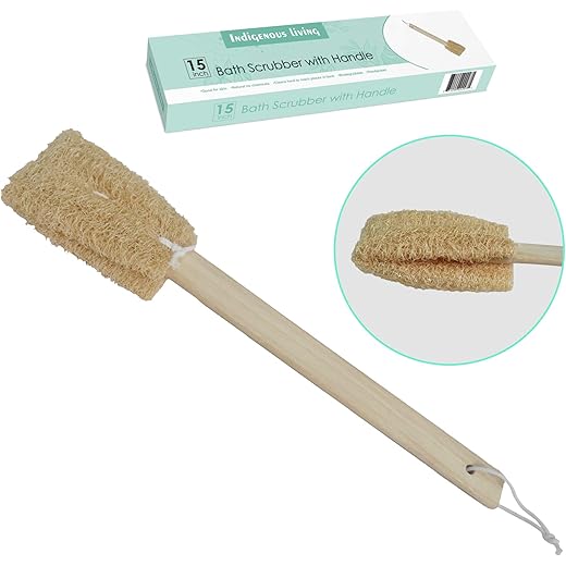 Indigenous Exfoliating Loofah Brush - Eco-Friendly 15 Inch
