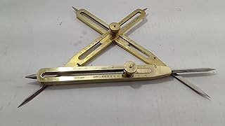 Mahira Nautical 2 Pcs Brass Antique Drafting Tool 9