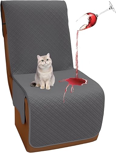 Miniatura 61 de Fundas de sofá seccional reclinable 100% impermeable de terciopelo para sofá seccional en forma de L, juego de fundas de sofá de esquina acolchadas