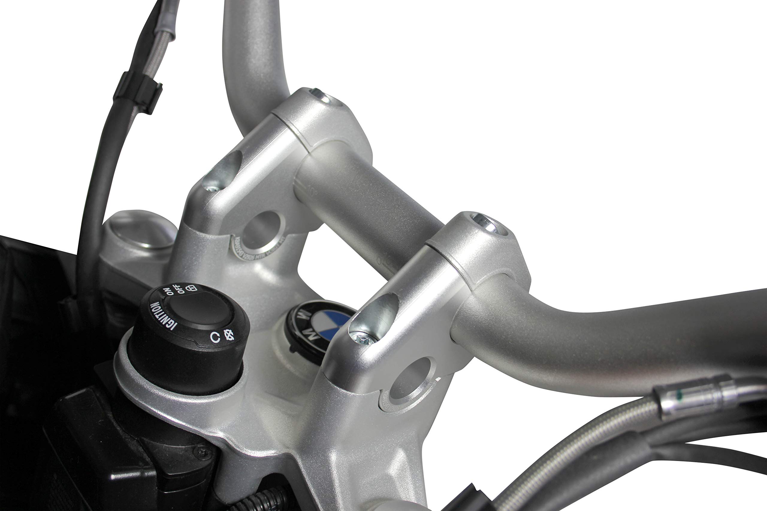 Lenkererhöhung mit Versatz für BMW R1200GS LC (2013-), R1250GS & ADV Hornig