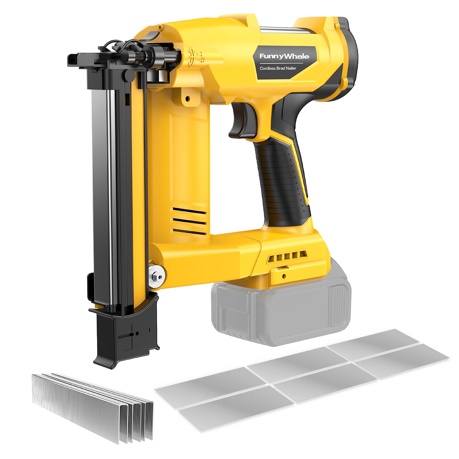 Photo 1 of Funnywhale 3-in-1 Cordless Brad Nailer & Stapler