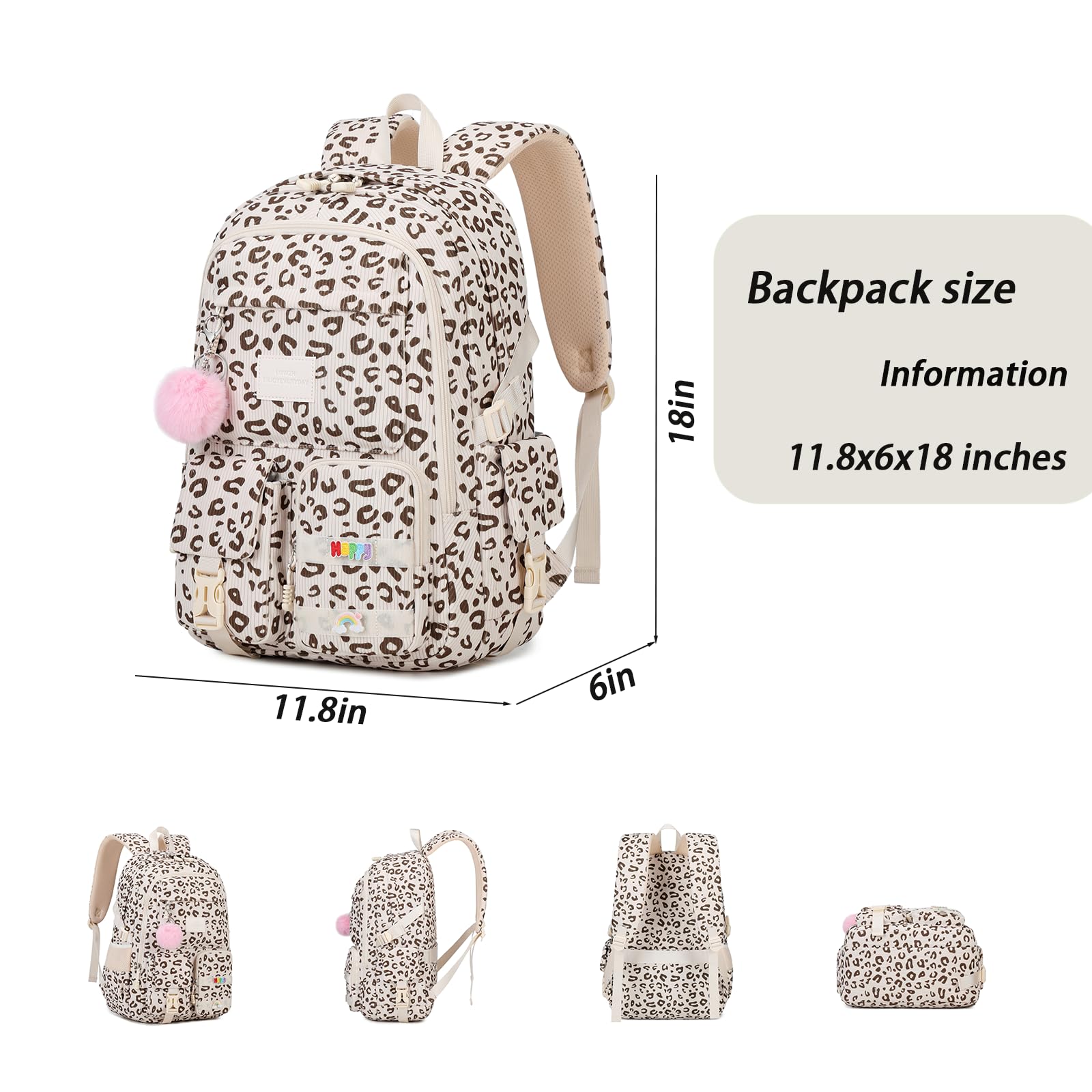 Lmwzh sac à dos scolaire adolescent sac à dos enfant école pour Sac à dos fille