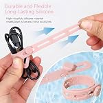 25 Câbles en silicone réutilisables Pcs, Câblés réutilisable avec boucle de verrouillage, Elastique réglable pour téléphone, Chargeur de téléphone, Souris, Audio, Bureau Câblodistributeurs Gestion Accessoire de Voyage (Couleur)