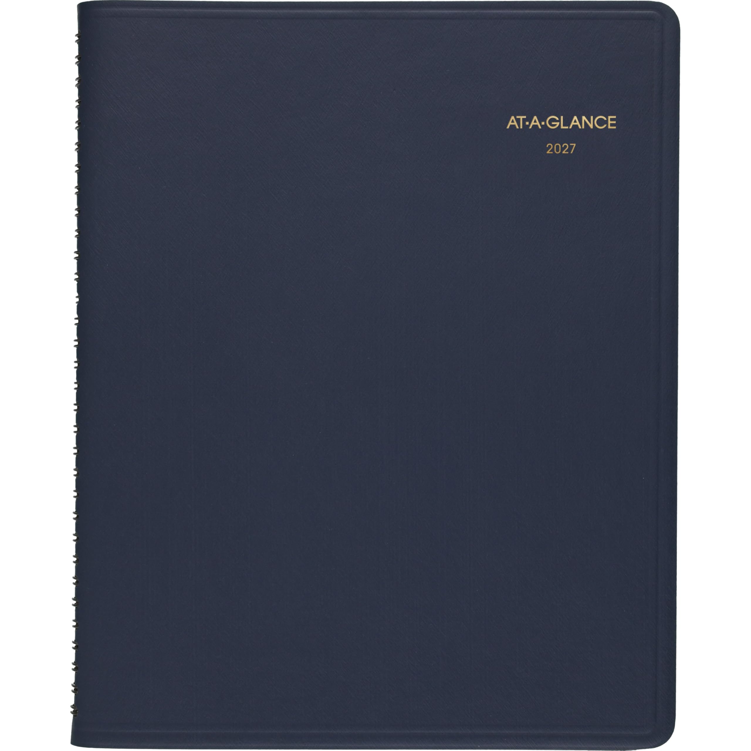 AT-A-GLANCE 702602027 Monatsplaner 2027, 15 Monate, Jan-Mär, 22,9 x 27,9 cm, unlinierte Tagesblöcke, Marineblau