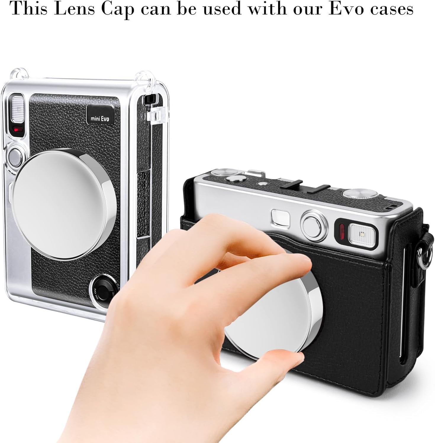 Fuji Instax SQ1 Camera Case Chalk White