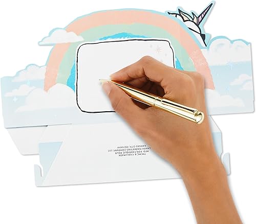 Miniatura 5 de Hallmark Paper Wonder Shoebox - Tarjeta desplegable para cumpleaños, felicitaciones (unicornio, eres tan increíble")