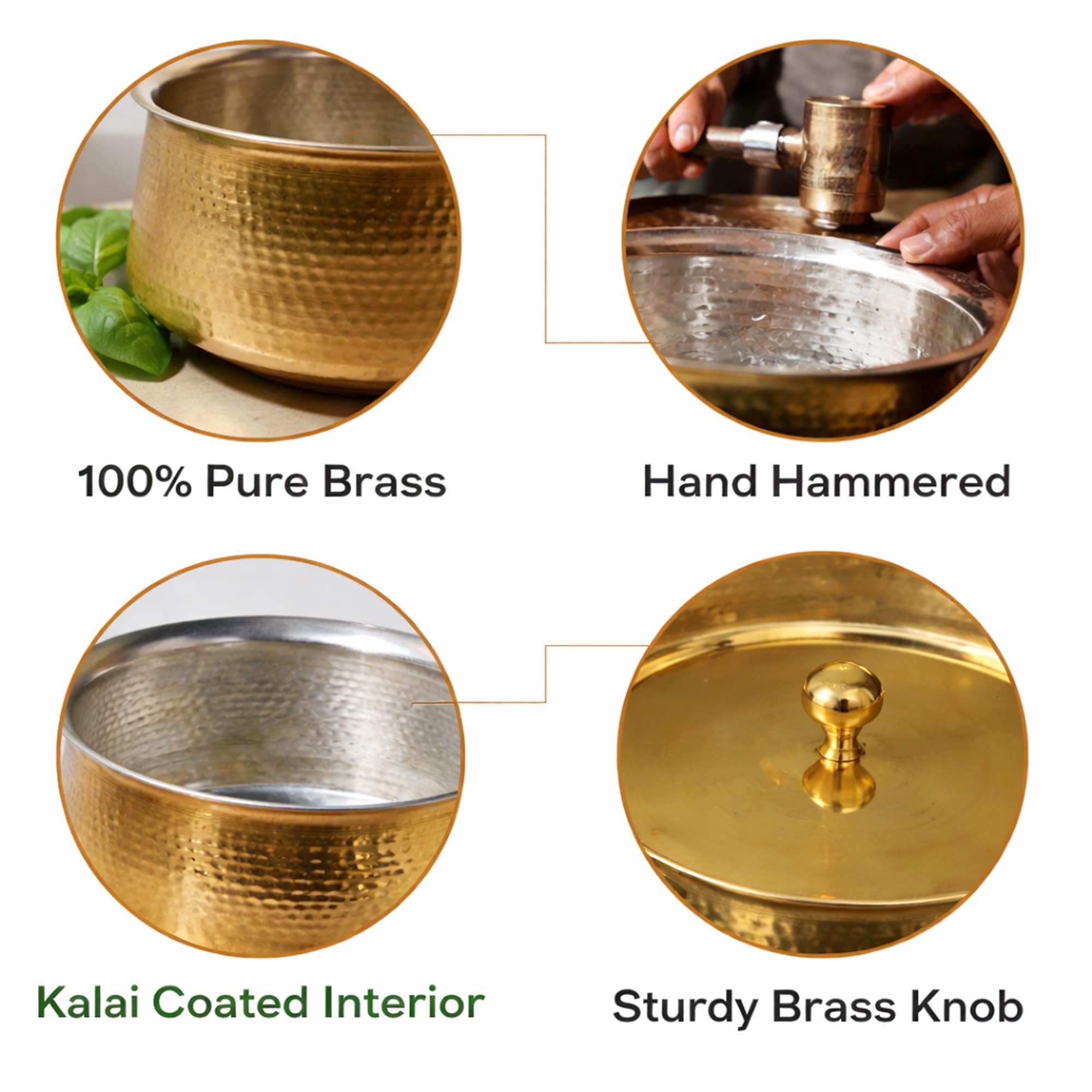 Brass Handi Pot - Dum Biryani & Curry -8