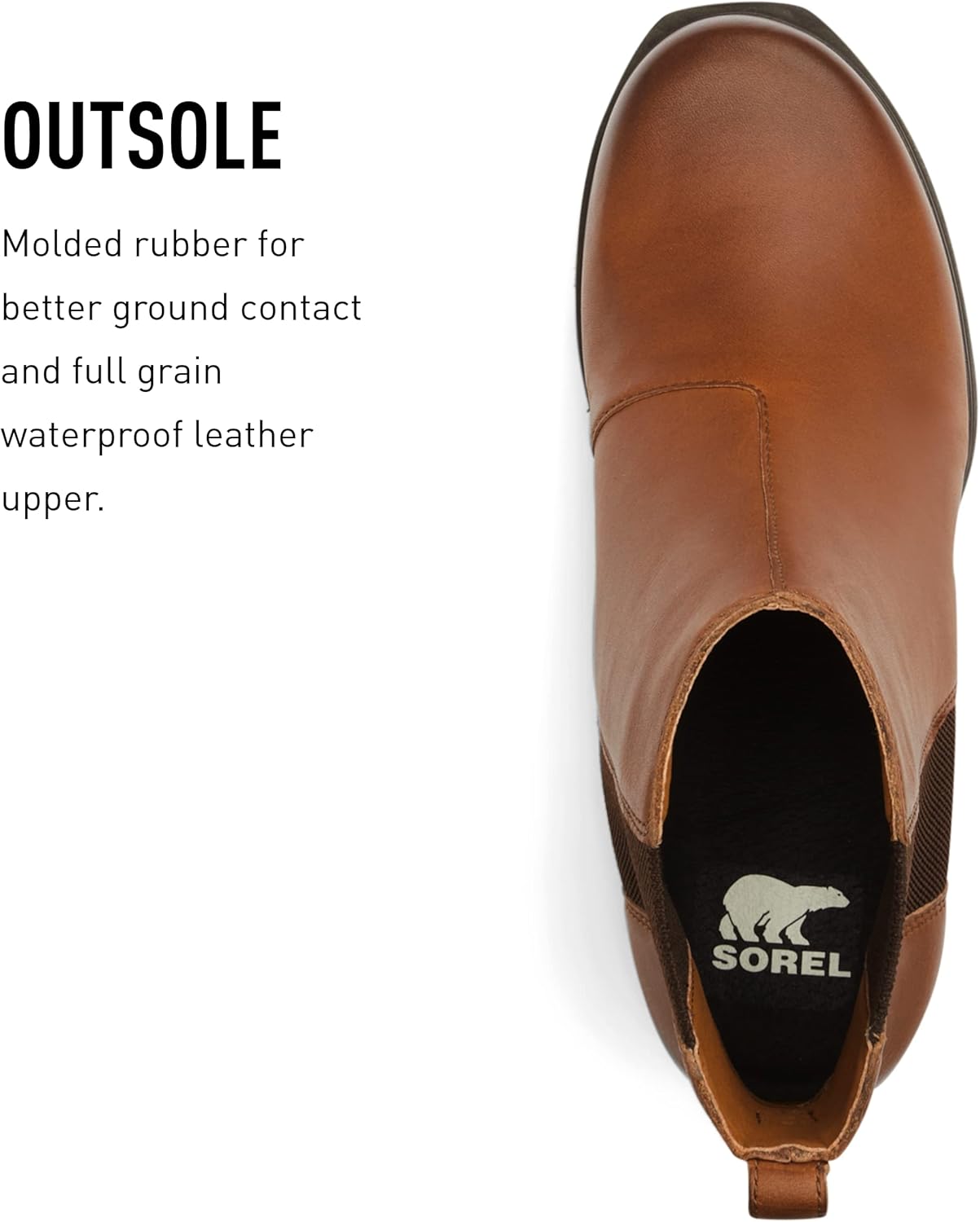 Sorel Women's Joan of Arctic Wedge III Chelsea Boot — Waterproof Leather Wedge Boots - Image 5