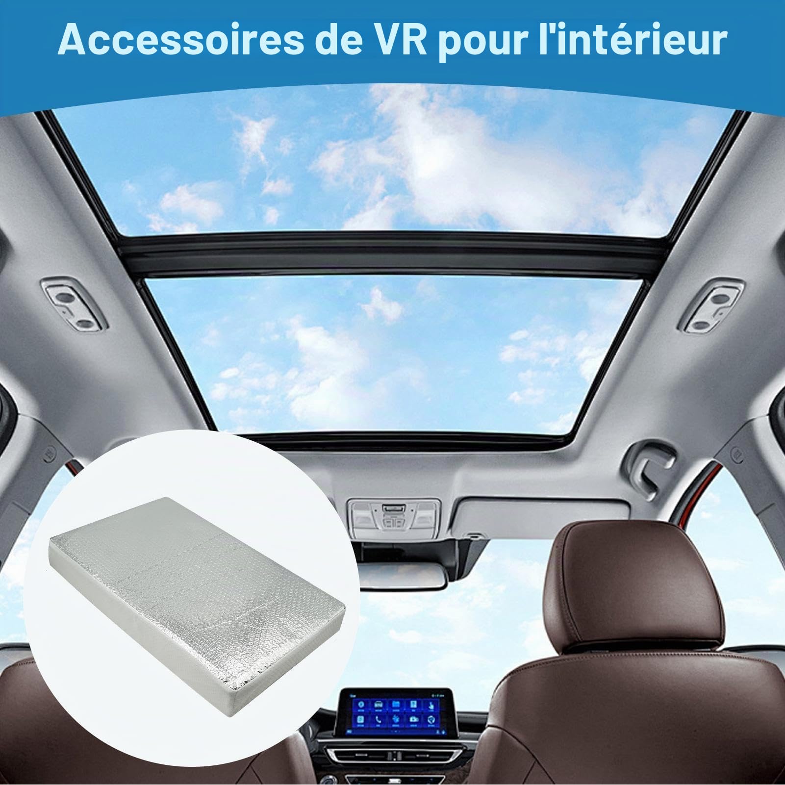 Isolant De Lanterneau Pour Camping-Car | Caches-Ventilation Imperméables Réfléchissants Camping-car,Accessoires Intérieurs Auto | Pour Camping Road Trip Voyage Hiver Journées Chaudes Extérieur
