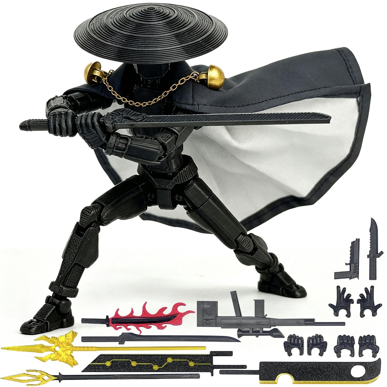Amazon.com: SGYYSG Full Assembled 3D Printed Robo 13 Action Figure