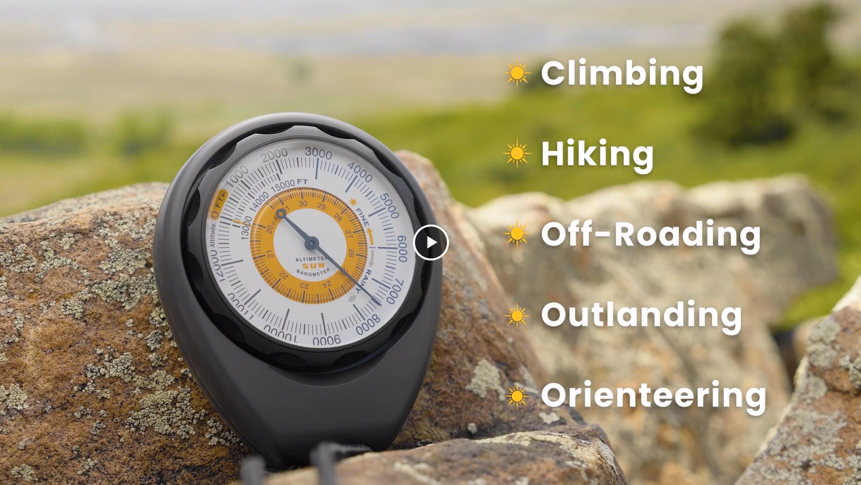 Amazon.com : Sun Company Altimeter 203 - Battery-Free Altimeter 