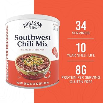 Augason Farms Southwest Chili Mix Can