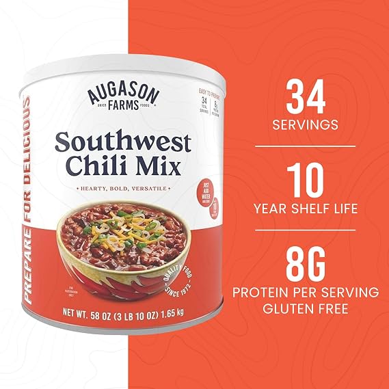 Augason Farms Southwest Chili Mix Can
