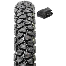 2.75-17 6PR TT 47P Dirt Bike Front/Rear Tire and Heavy Duty Inner Tube Compatible with 2.75-17 Off Road Pit Bike/Motorcycle Tire