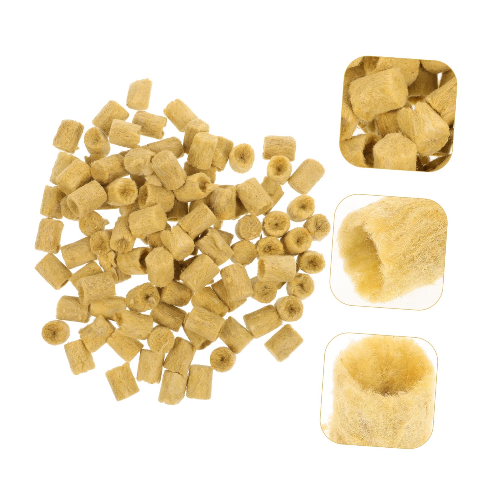 Gatuida Bloques de Cultivo Hidropónico para Vivero Interior y Exterior, Cubos de Lana de Roca 27x20 Mm, 100 Unidades para Propagación sin Suelo, Alta Absorción y Aireación para Plantas