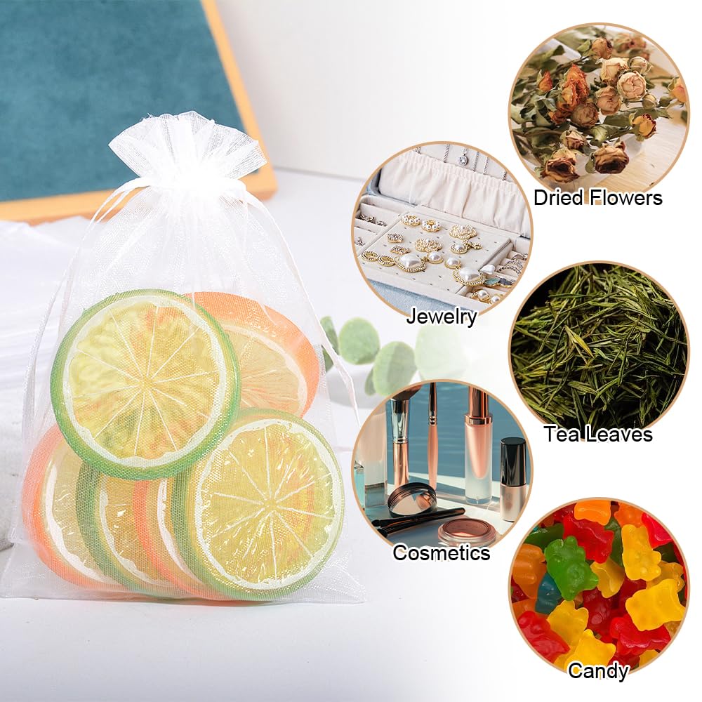 50 Piezas Bolsas Organza, 15x20 cm Bolsitas de Tela Pequeñas, Bolsas de Organza para Regalos, Saquitos de Tela Regalo, Bolsitas de Tul Pequeñas para Bodas, Cumpleaños, Festivales, Fiestas y Navidad — view 4