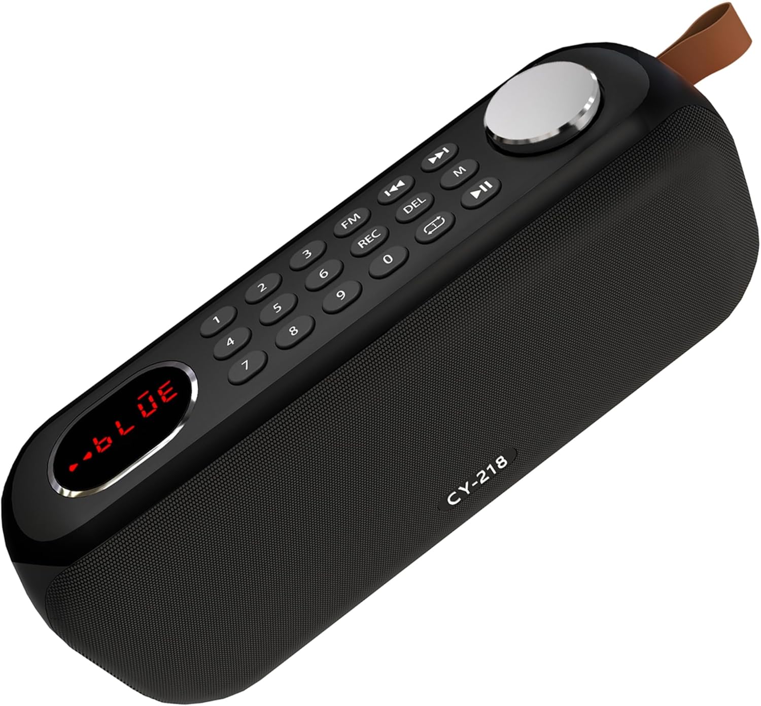 Portable Bluetooth Speaker FM Radio Digital, Support USB/SD Card MP3 Music Player/AUX/REC, Build-in 3000mAh Rechargeable Battery, 10W Powerful Speaker and Earphone Jack for Indoor Outdoor