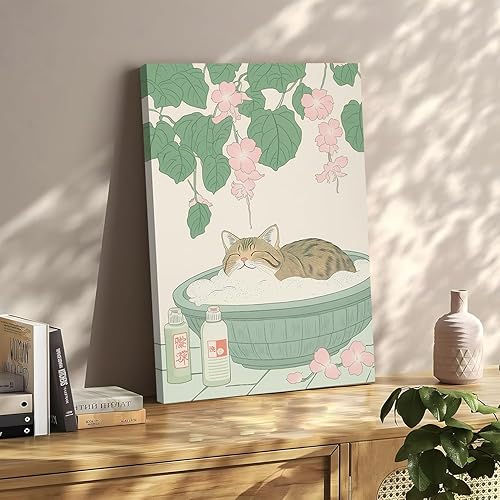 Miniatura 5 de Póster de pared con diseño de gato divertido