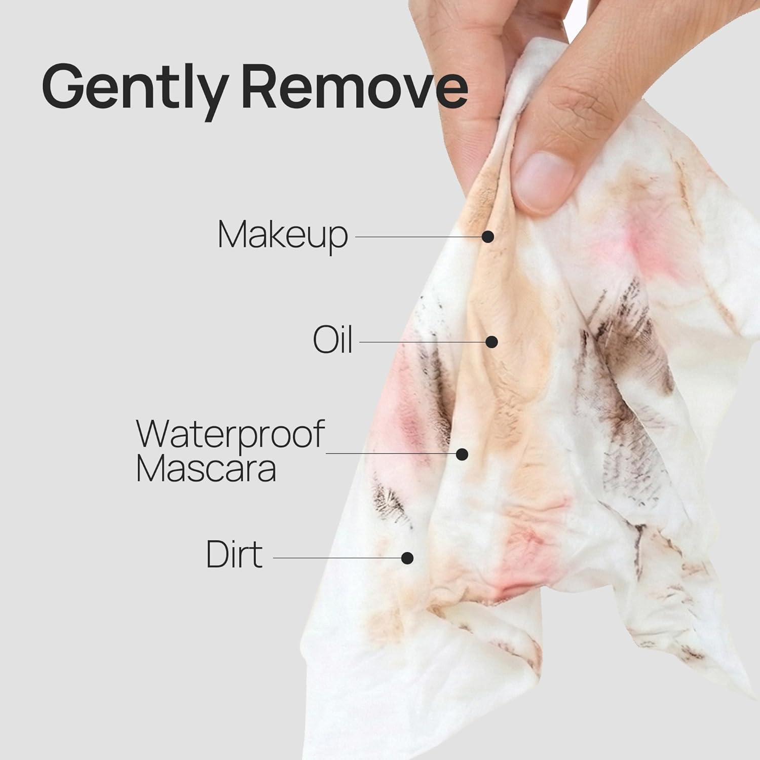 Epielle Makeup Remover Wipes, Remove Waterproof Mascara, Gentle Daily Facial Cleanser Towelettes with Vitamin C, Aloe Vera & Collagen, Stocking Stuffers, 30 Count (Pack of 6) - Image 6